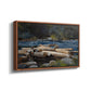 Hudson River, 1892 - Floater Framed Canvas Print