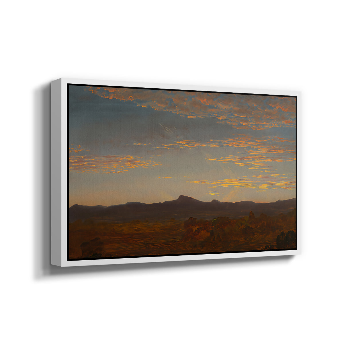 Study for "Catskill Creek", c. 1844-1845 - Floater Framed Canvas Print