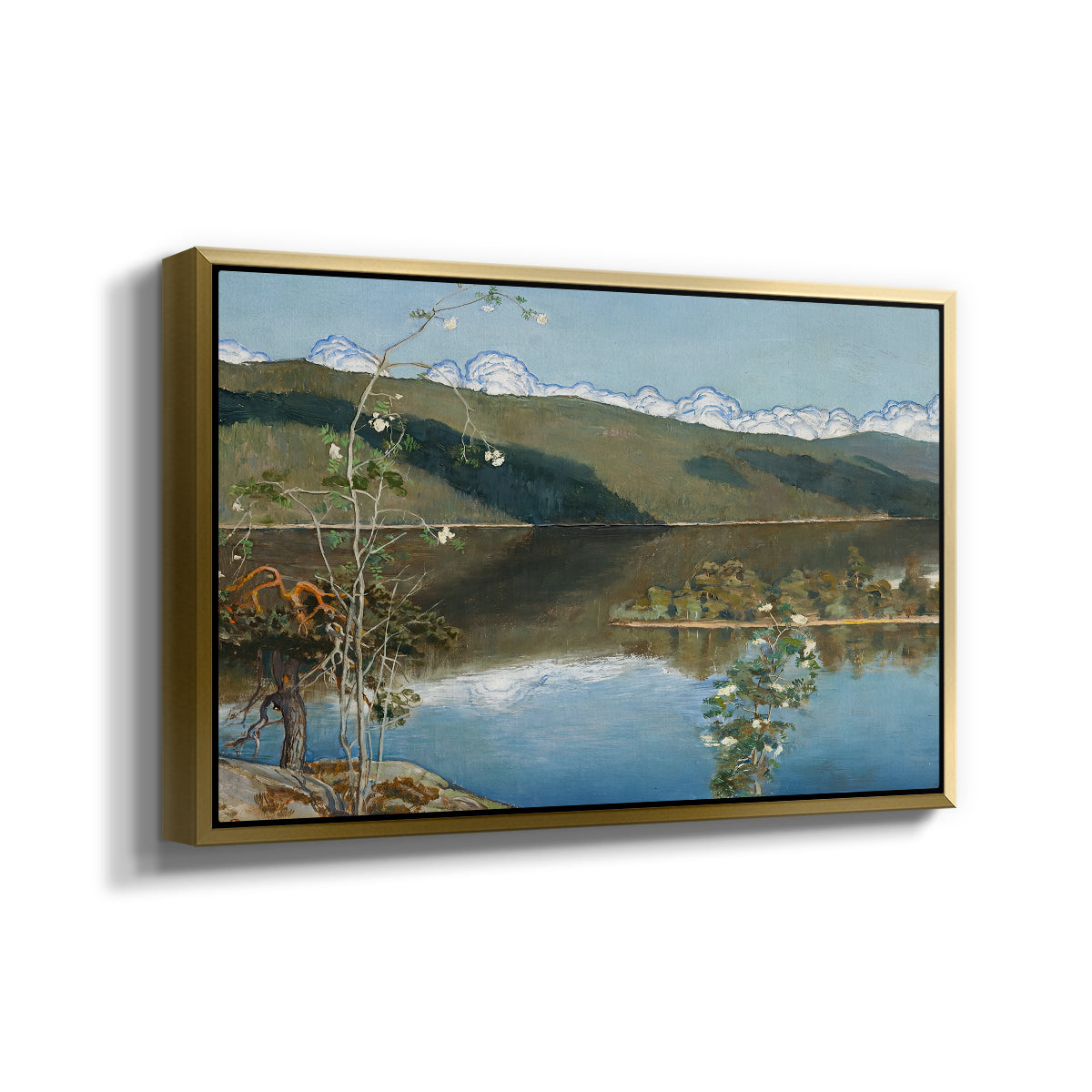Thunderclouds on the Horizon, 1897 - Floater Framed Canvas Print