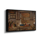 A Lady Receiving Visitors (The Reception), 1873 - Floater Framed Canvas Print