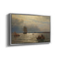 From the Inlet of Oslo, 1874 - Floater Framed Canvas Print