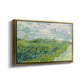 Green Wheat Field, Auvers, 1890 - Floater Framed Canvas Print