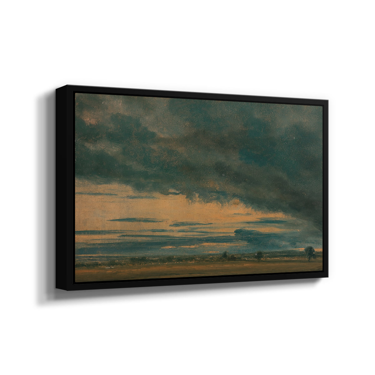Cloud Study, c. 1821 - Floater Framed Canvas Print