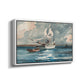 Sloop, Nassau, 1899 - Floater Framed Canvas Print