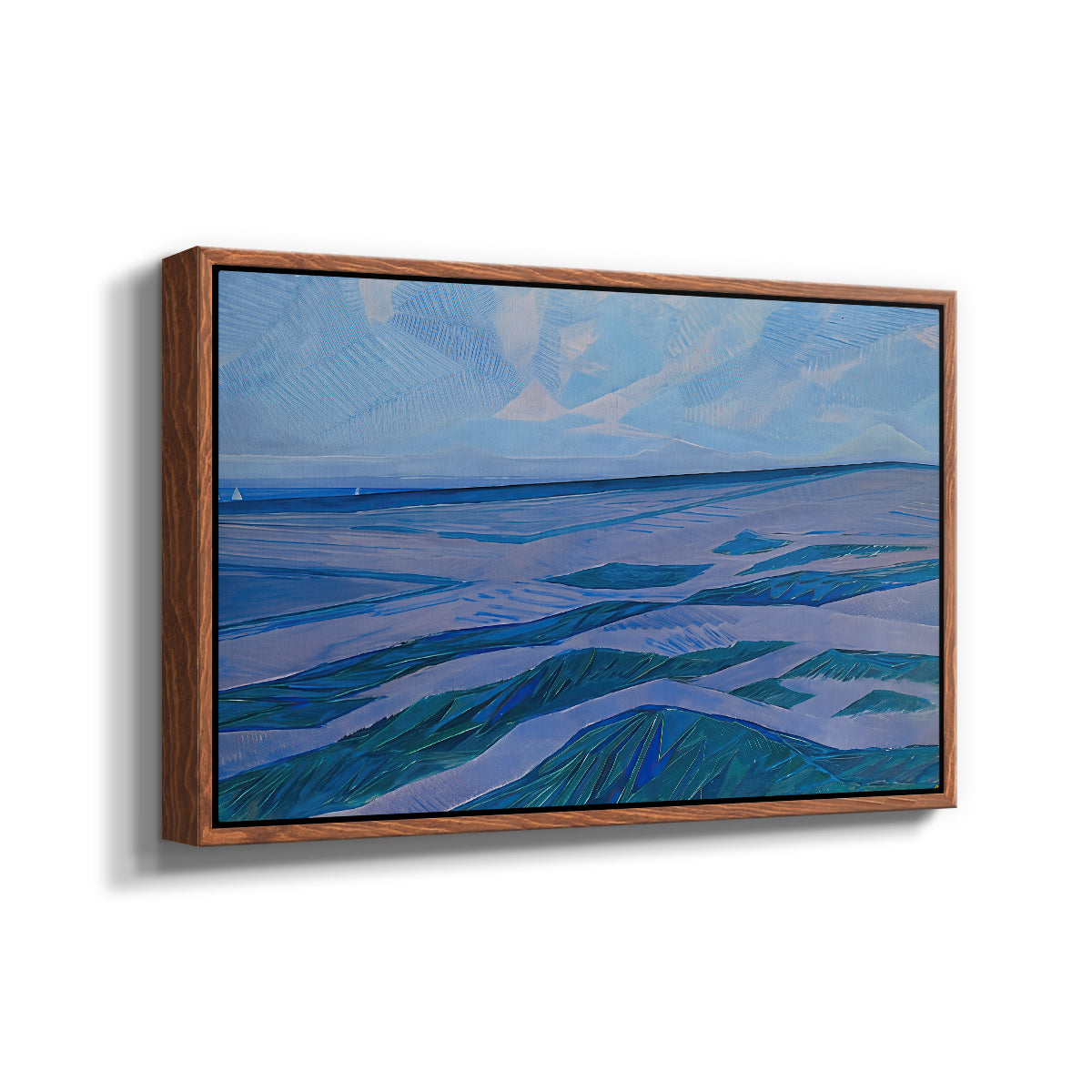 Dune Landscape, 1911 - Floater Framed Canvas Print