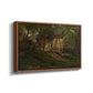 German Farm, 1859 - Floater Framed Canvas Print