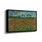 Field with Poppies, 1889 - Floater Framed Canvas Print