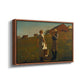 A Temperance Meeting, 1874 - Floater Framed Canvas Print