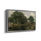 Forest of Fontainebleau, 1846 - Floater Framed Canvas Print