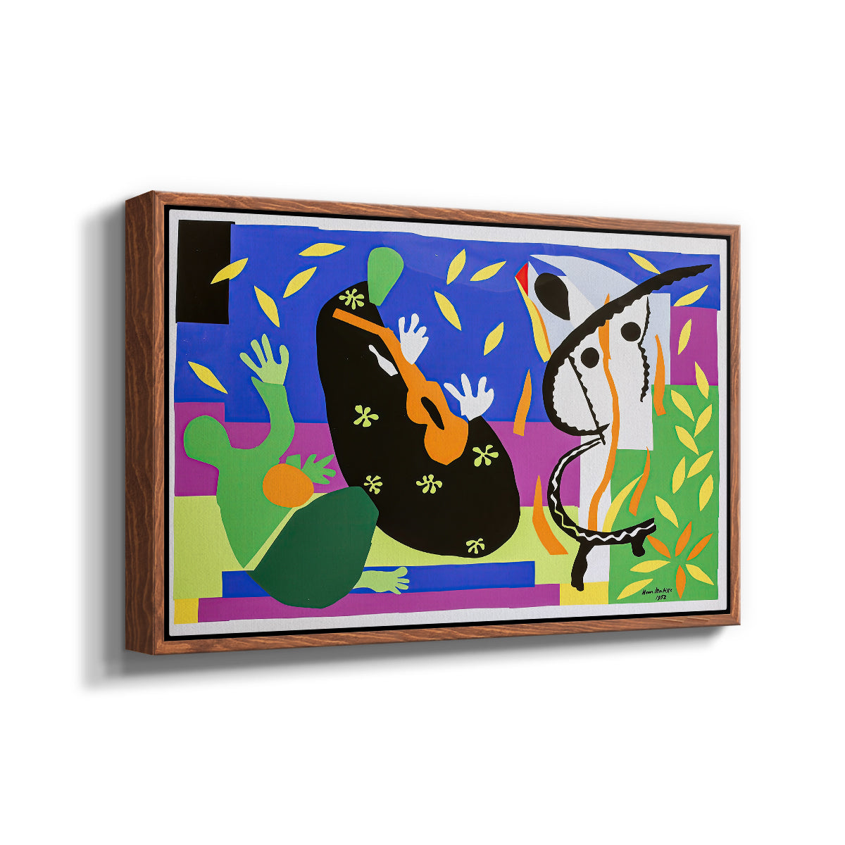 The Sorrows of the King, 1952 - Floater Framed Canvas Print