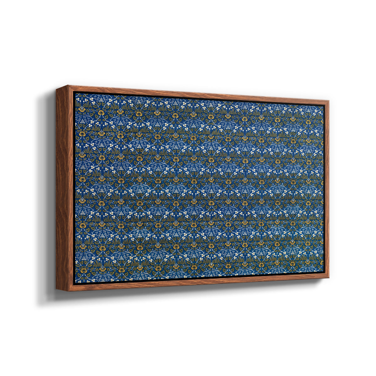Eyebright, Green and Yellow Design, c. 1883 - Floater Framed Canvas Print