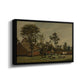 Farmhouse, c. 1865-1875 - Floater Framed Canvas Print