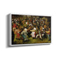 The Wedding Dance, c. 1566 - Floater Framed Canvas Print