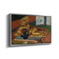 Sculpture and Persian Vase (The Bronze Figure), 1908 - Floater Framed Canvas Print