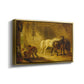 Heath Ewe and Lambs, 1810 - Floater Framed Canvas Print