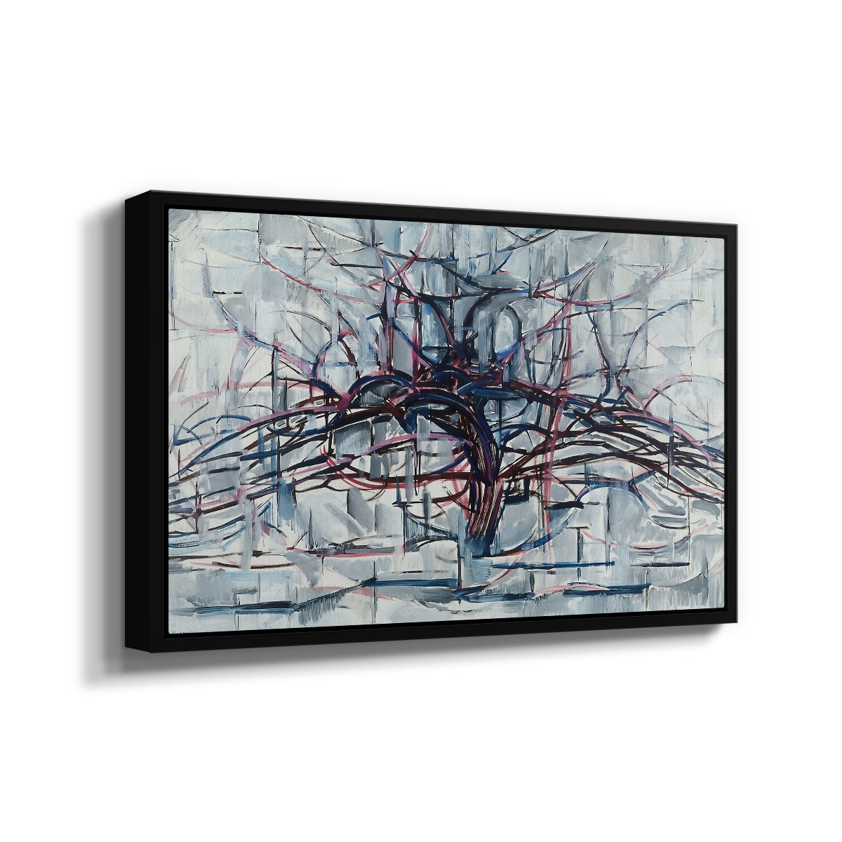 Horizontal Tree, 1912 - Floater Framed Canvas Print