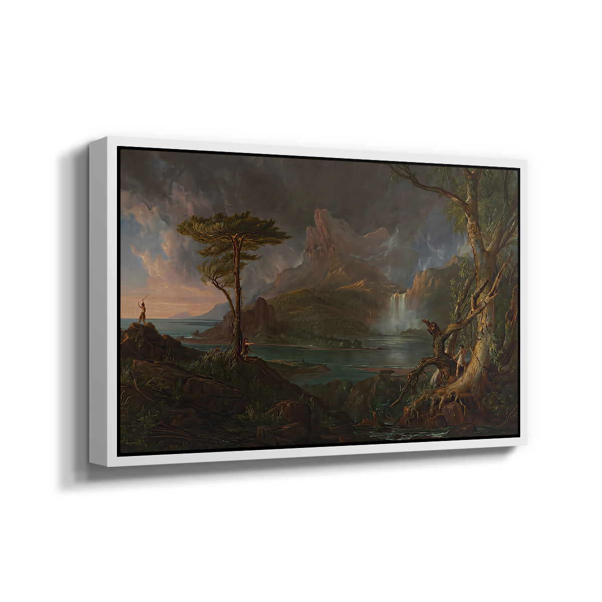 A Wild Scene, 1831-1832 - Floater Framed Canvas Print