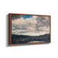 The Lone Boat, North Woods Club, Adirondacks, 1892 - Floater Framed Canvas Print