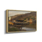 Landingsbrygge Husvik, Drøbak, 1875 - Floater Framed Canvas Print