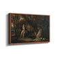 The Reverend Thomas Levett and Favourite Dogs, Cock-Shooting, 1811 - Floater Framed Canvas Print