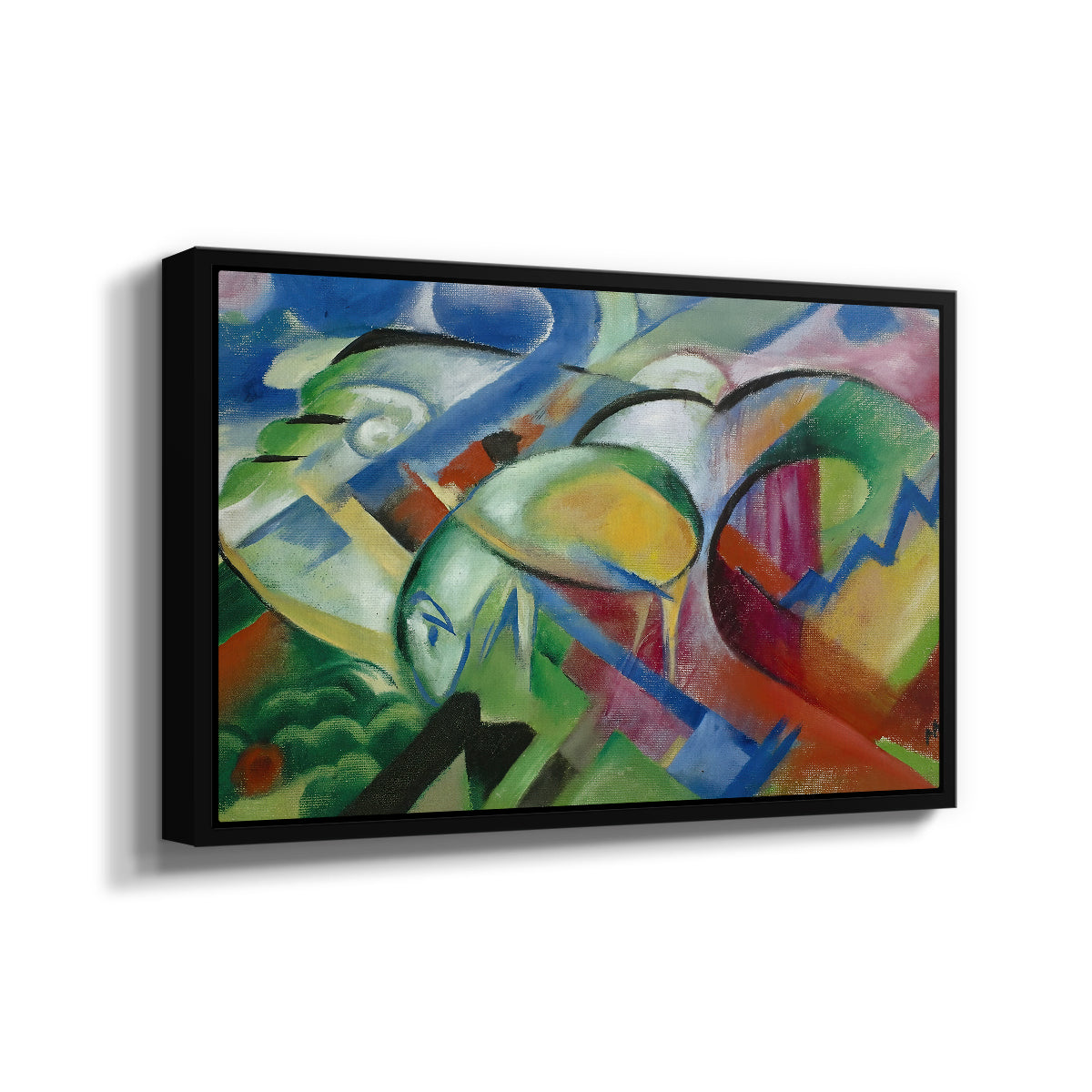 The Sheep, c. 1913-1914 - Floater Framed Canvas Print