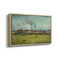 Factories at Clichy, 1887 - Floater Framed Canvas Print