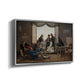 A Group of Danish Artists in Rome, 1837 - Floater Framed Canvas Print