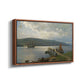 The Jetty at Feste near Moss, 1898 - Floater Framed Canvas Print