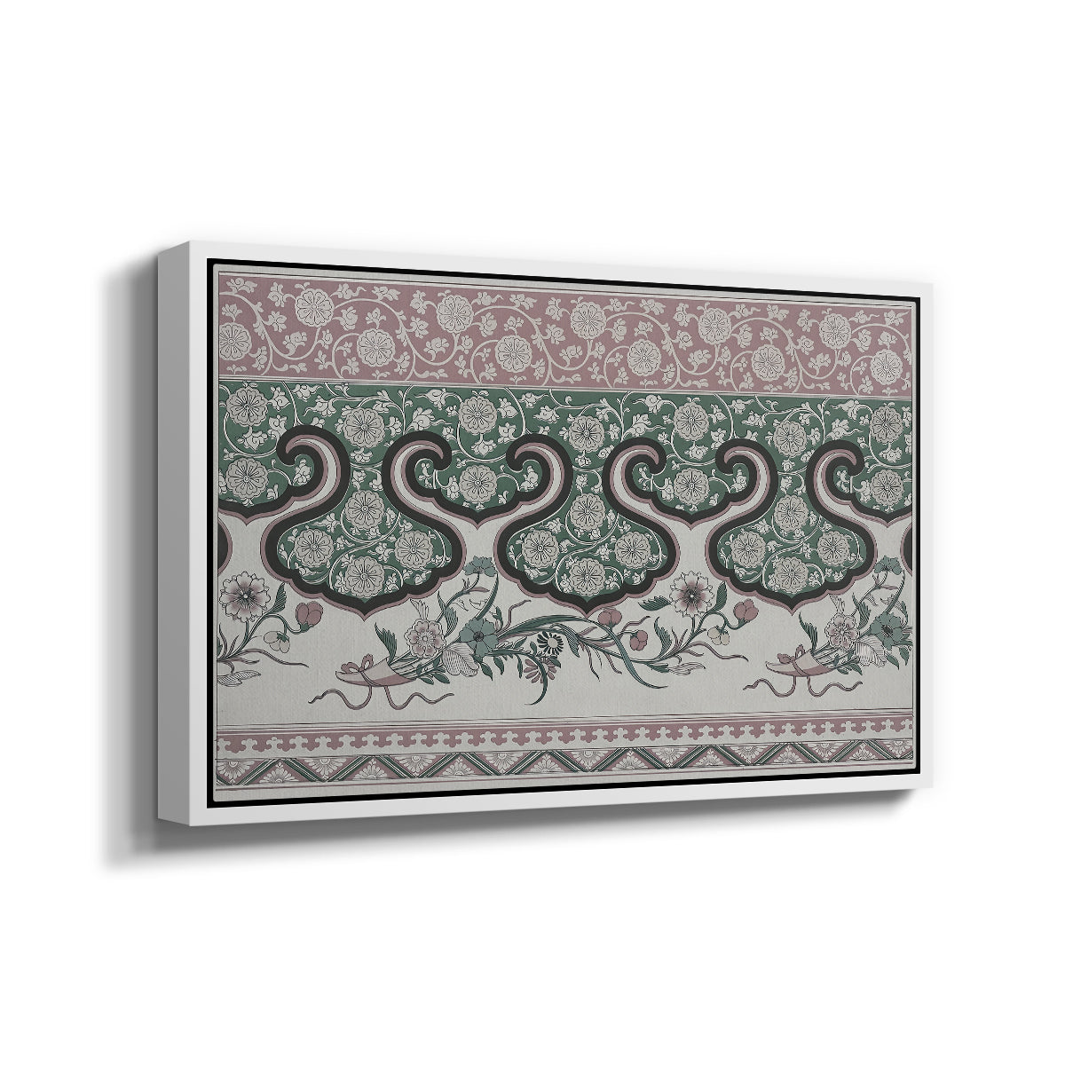 Examples of Chinese Ornament, Pl. LXXVI, 1867 - Floater Framed Canvas Print