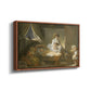 The Visit to the Nursery, c. 1775 - Floater Framed Canvas Print