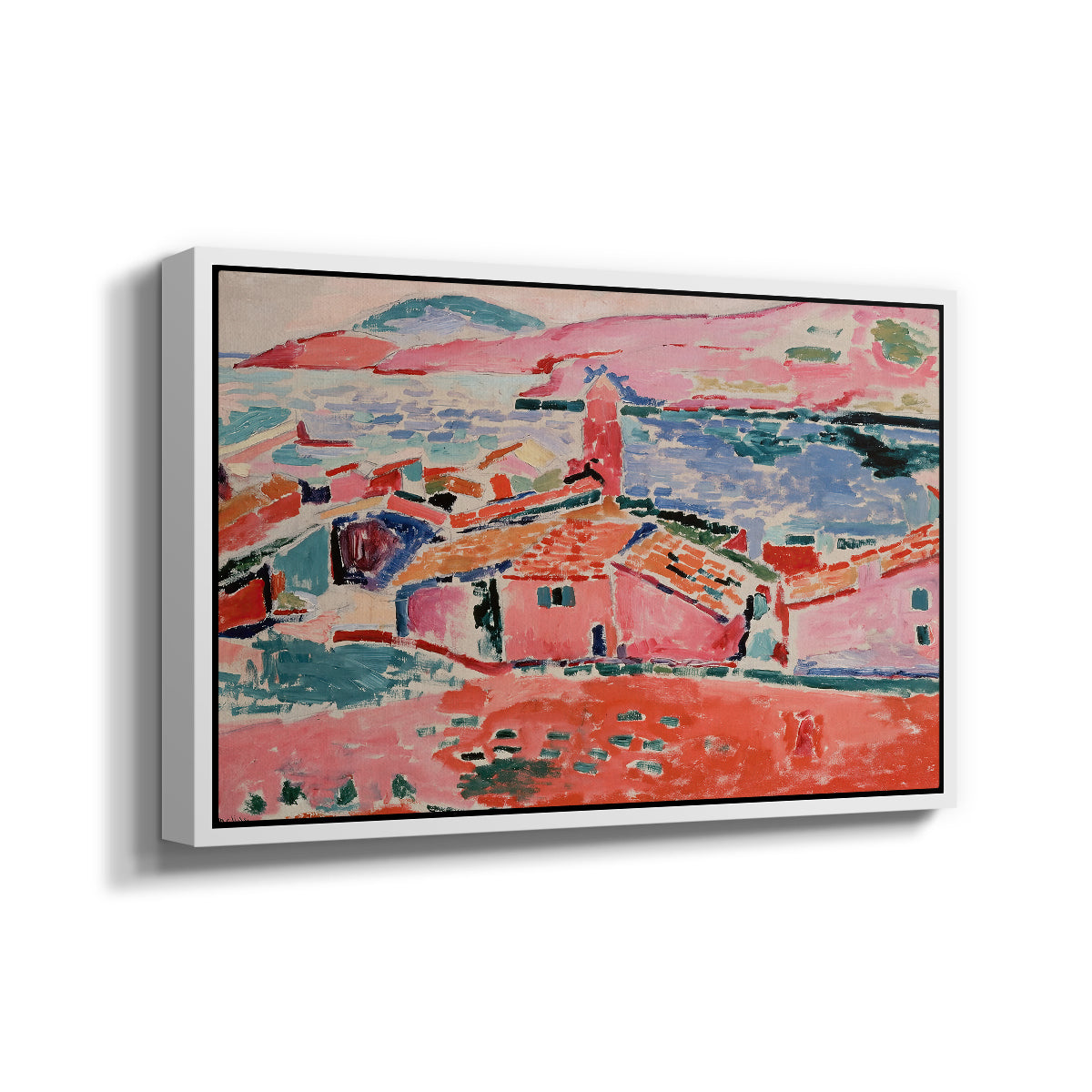 View of Collioure, 1905 - Floater Framed Canvas Print