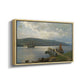The Jetty at Feste near Moss, 1898 - Floater Framed Canvas Print