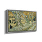 The Large Plane Trees (Road Menders at Saint-Rémy), 1889 - Floater Framed Canvas Print
