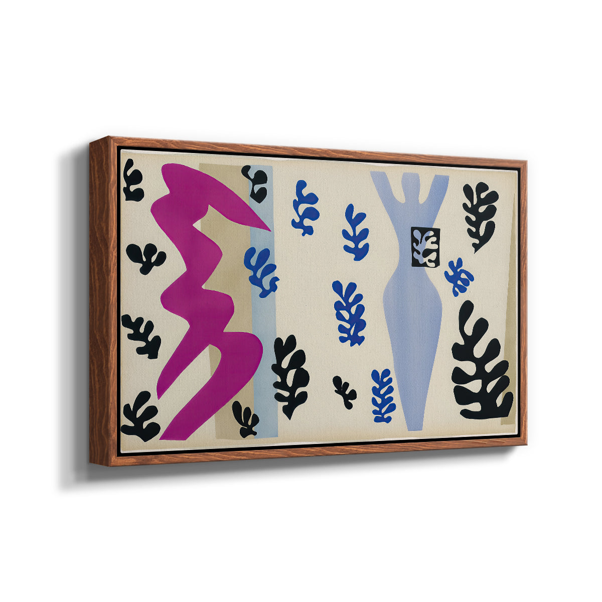 The Knife Thrower (Le lanceur de couteaux), from Jazz, 1947 - Floater Framed Canvas Print