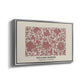 Examples of Chinese Ornament, Pl. XCIII (Morris Inspired), 1867 - Floater Framed Canvas Print
