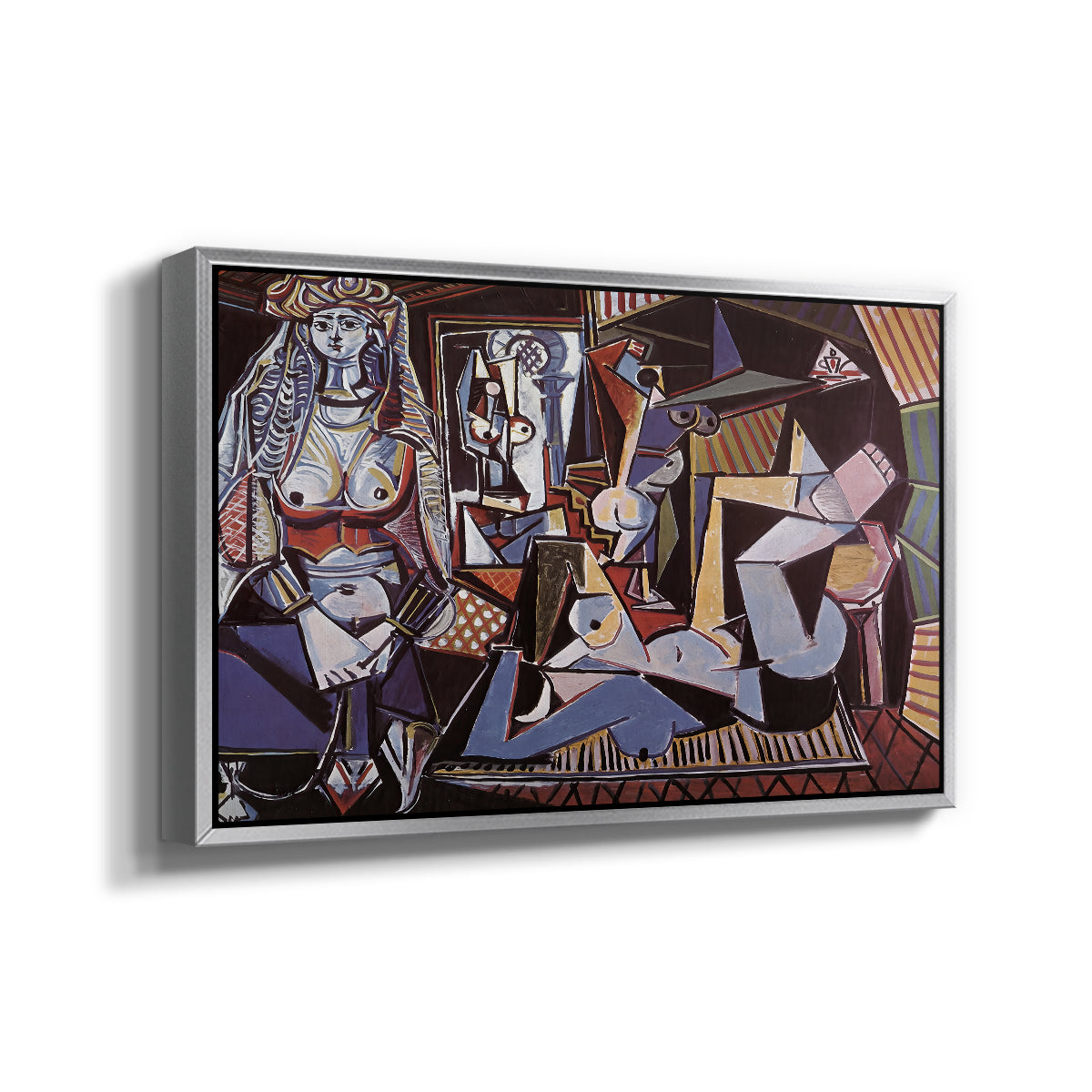 Women of Algiers (Version O), 1955 - Floater Framed Canvas Print