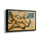 Figures at the Seaside (The Kiss), 1931 - Floater Framed Canvas Print