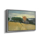 Fields of Wheat in Cagnes, 1918 - Floater Framed Canvas Print