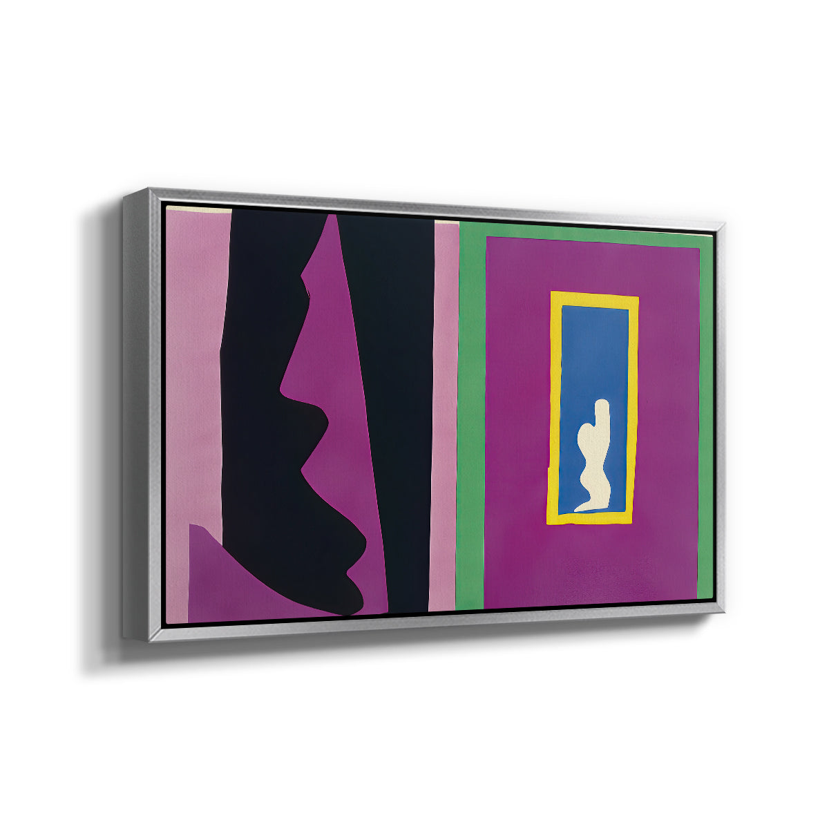 Destiny (Le destin), from Jazz, 1947 - Floater Framed Canvas Print