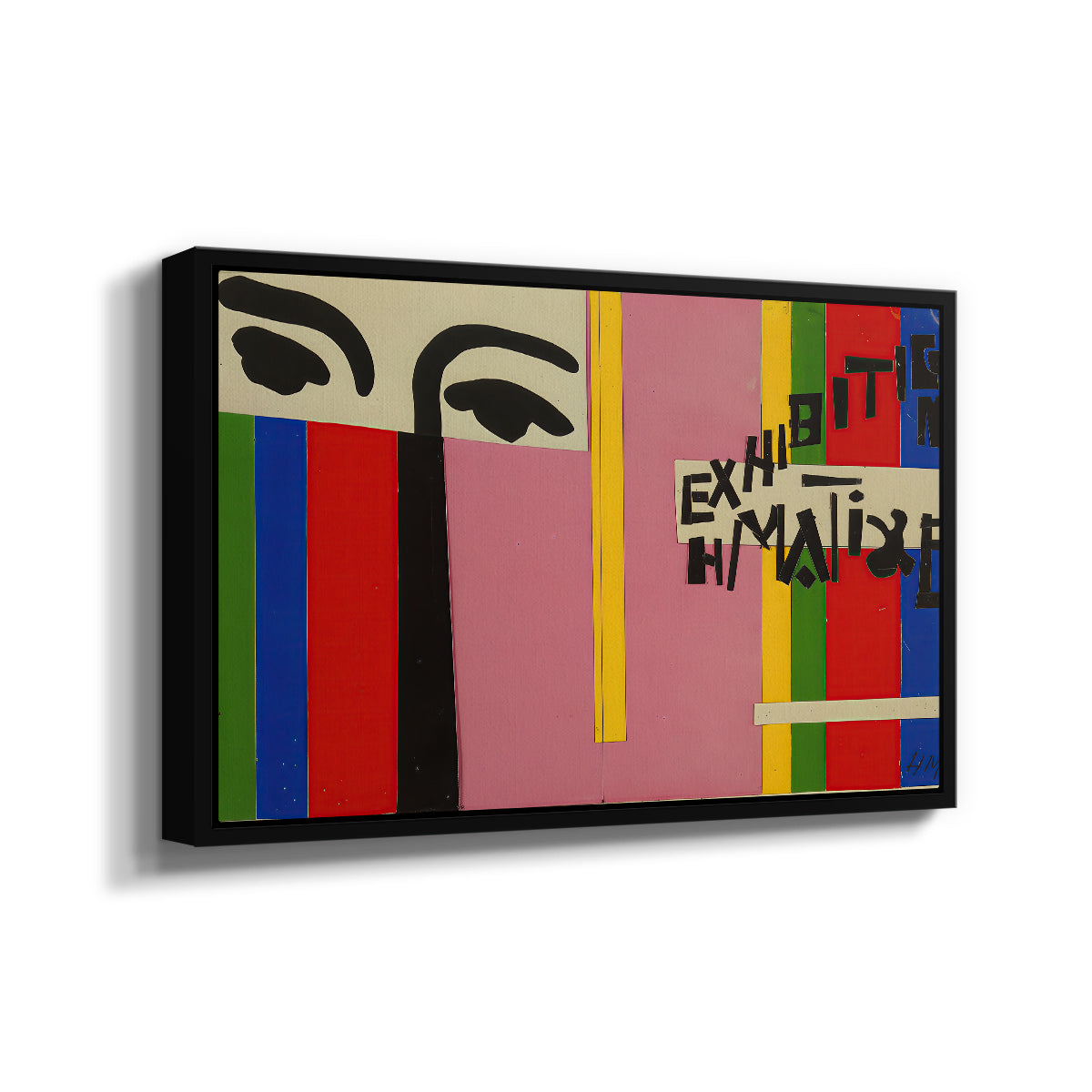 Design for Cover of Exhibition Catalogue, 1951 - Floater Framed Canvas Print