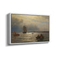 From the Inlet of Oslo, 1874 - Floater Framed Canvas Print