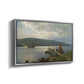 The Jetty at Feste near Moss, 1898 - Floater Framed Canvas Print