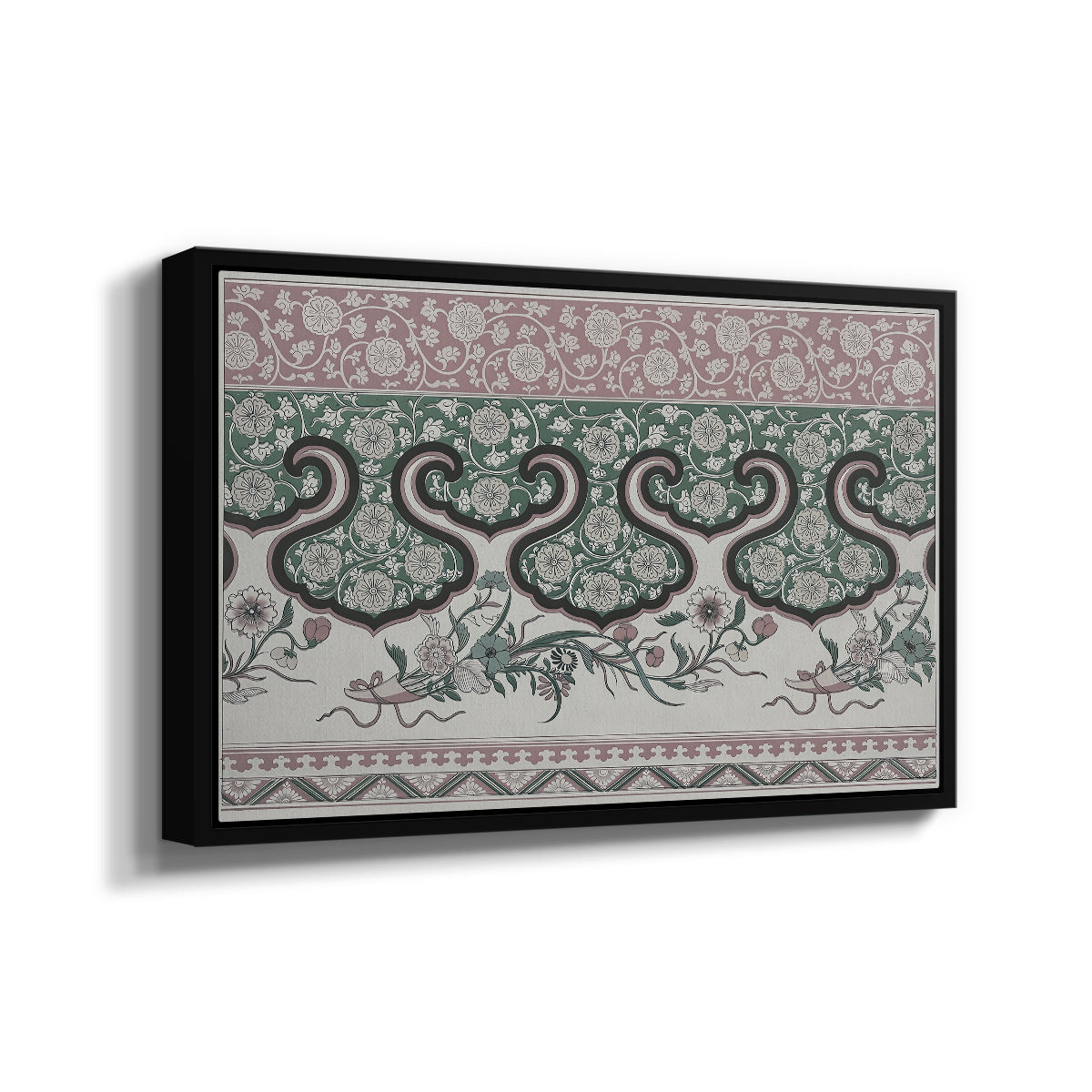 Examples of Chinese Ornament, Pl. LXXVI, 1867 - Floater Framed Canvas Print
