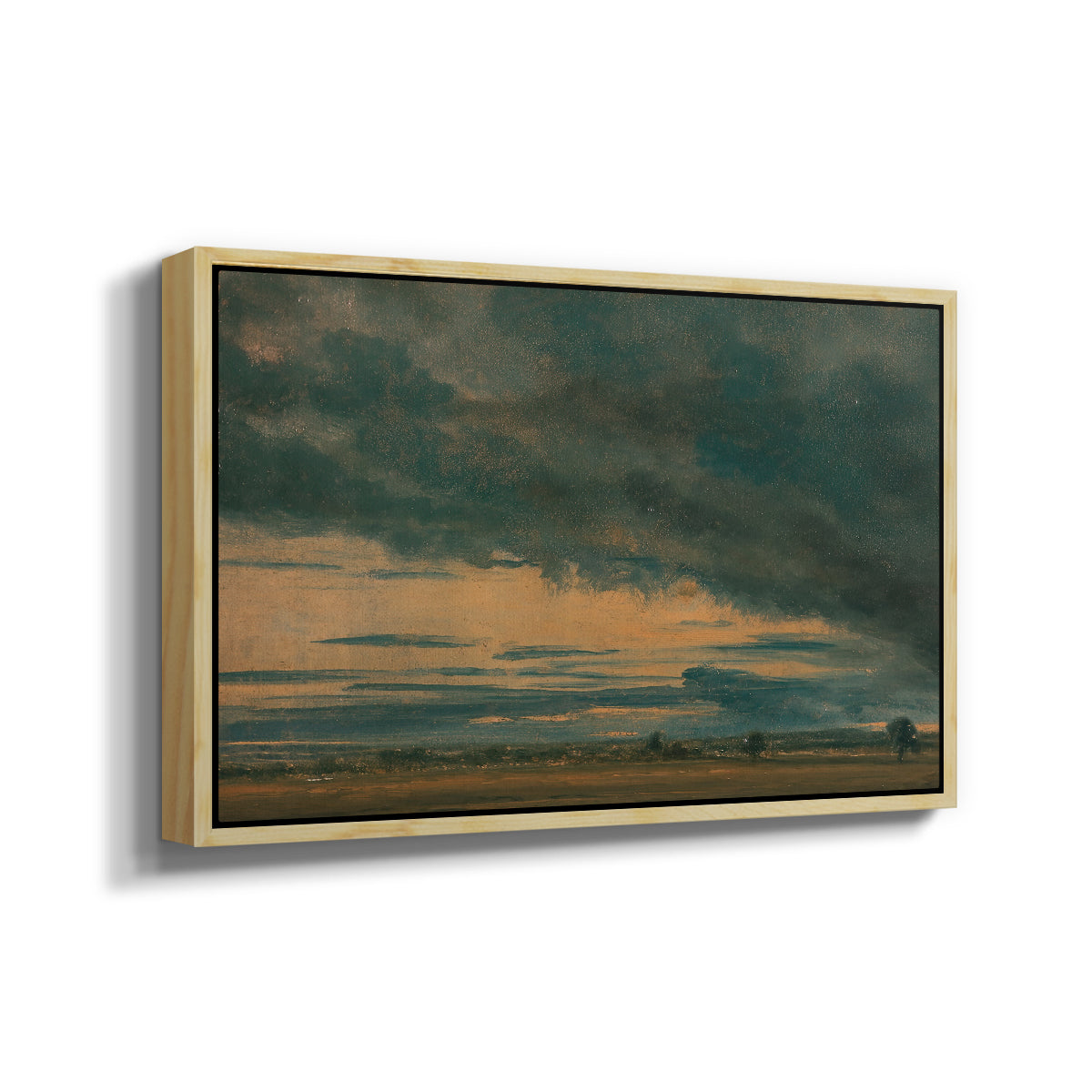 Cloud Study, c. 1821 - Floater Framed Canvas Print