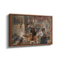 Roman Pilgrims, 1854 - Floater Framed Canvas Print
