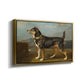 A Terrier in a Landscape, c. 1811 - Floater Framed Canvas Print