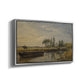 Barge below Flatford Lock, c. 1810 - Floater Framed Canvas Print