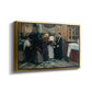 Kissing the Relic, 1893 - Floater Framed Canvas Print