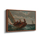 Breezing Up (A Fair Wind), 1873-1876 - Floater Framed Canvas Print