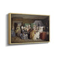 The Maternity Room (Scene from "Barselstuen"), 1845 - Floater Framed Canvas Print